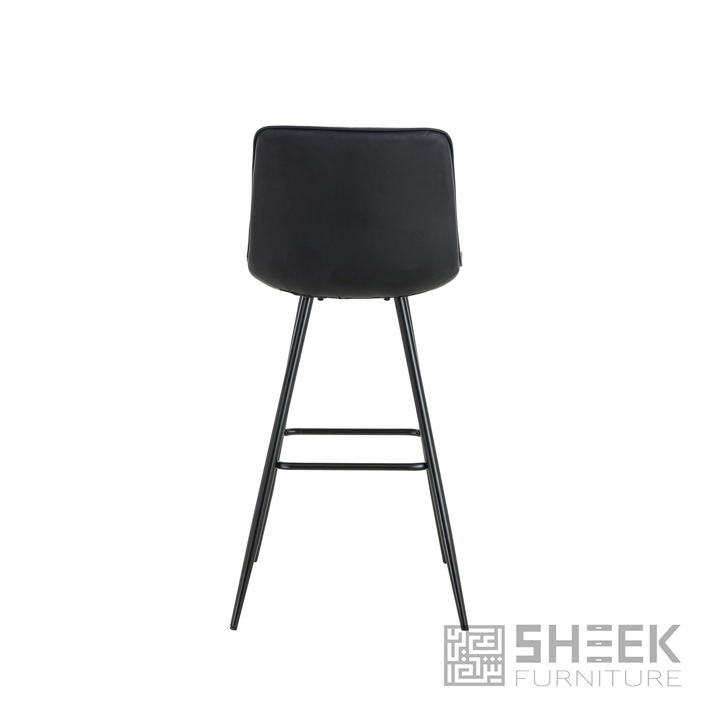 Hermes Bar Stool – Midnight Black