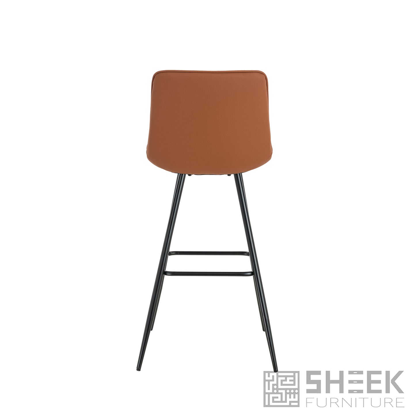 Hermes Bar Stool – Rust Brown