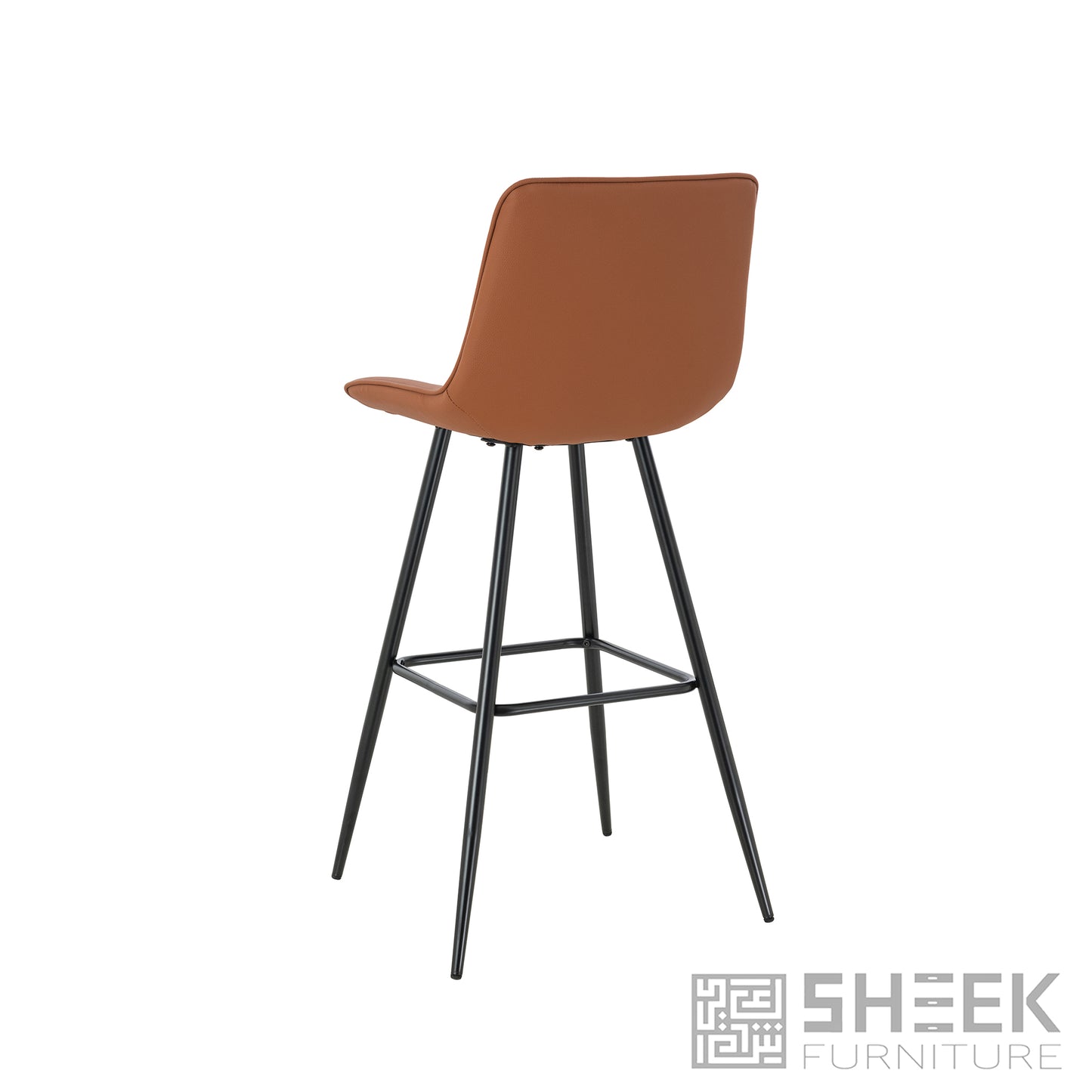 Hermes Bar Stool – Rust Brown