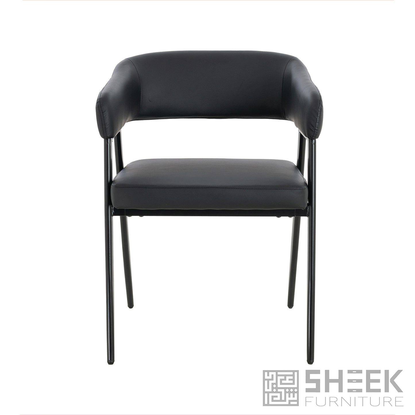 Hestia Barrel Chair – Midnight Black
