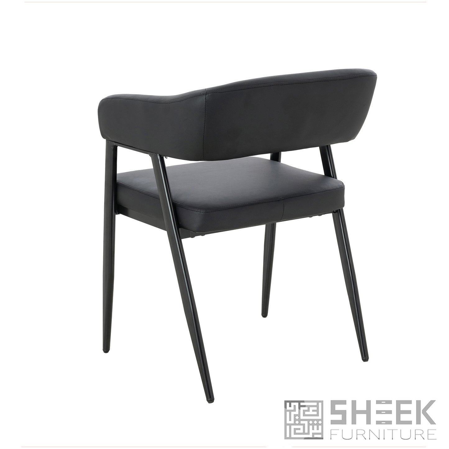 Hestia Barrel Chair – Midnight Black
