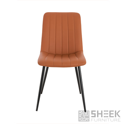 Hermes Cafe Chair – Rust Brown