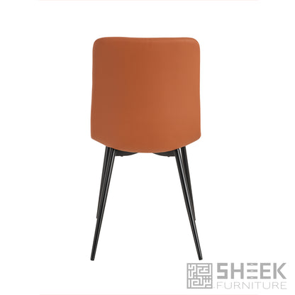 Hermes Cafe Chair – Rust Brown