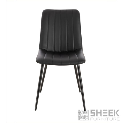 Hermes Cafe Chair – Midnight Black