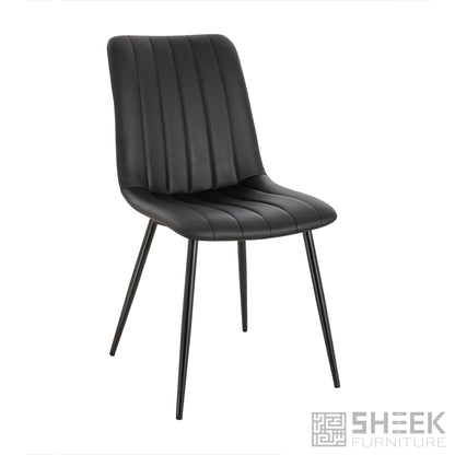 Hermes Cafe Chair – Midnight Black