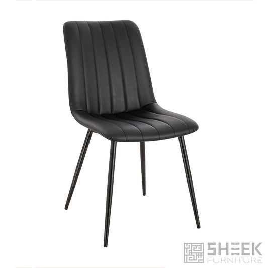 Hermes Cafe Chair – Midnight Black