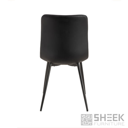 Hermes Cafe Chair – Midnight Black