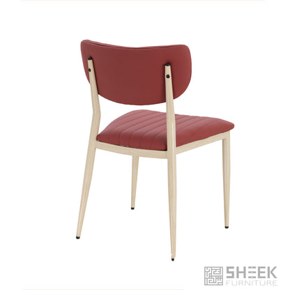 Atlas Stack Chair – Wine Red