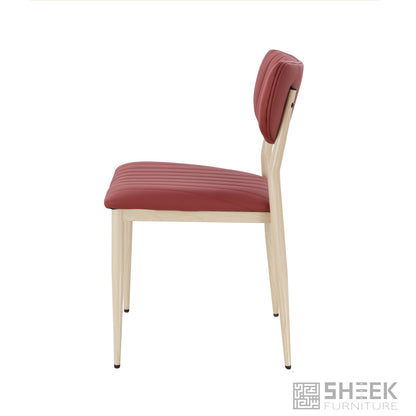 Atlas Stack Chair – Wine Red