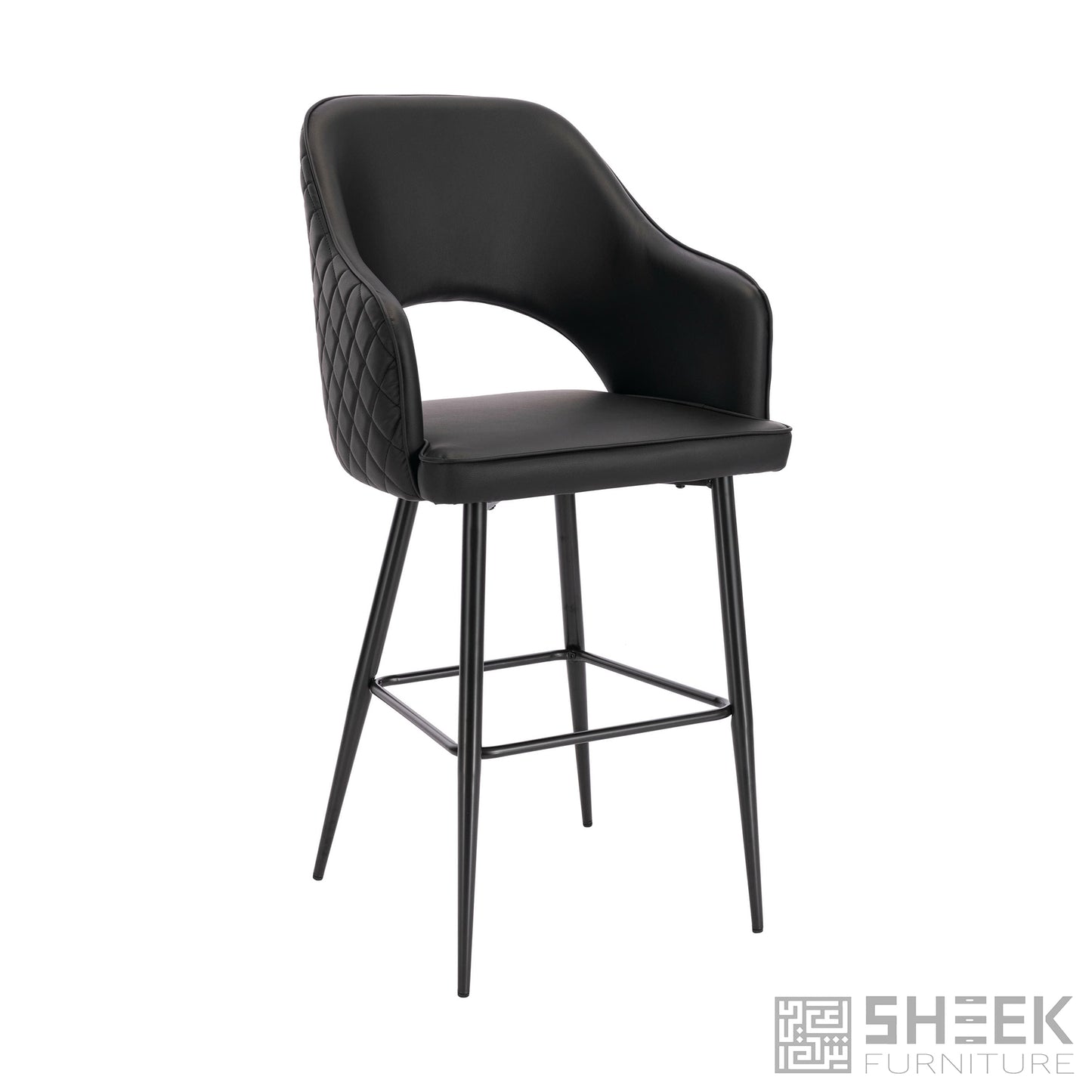 Ares Bar Stool – Rust Brown