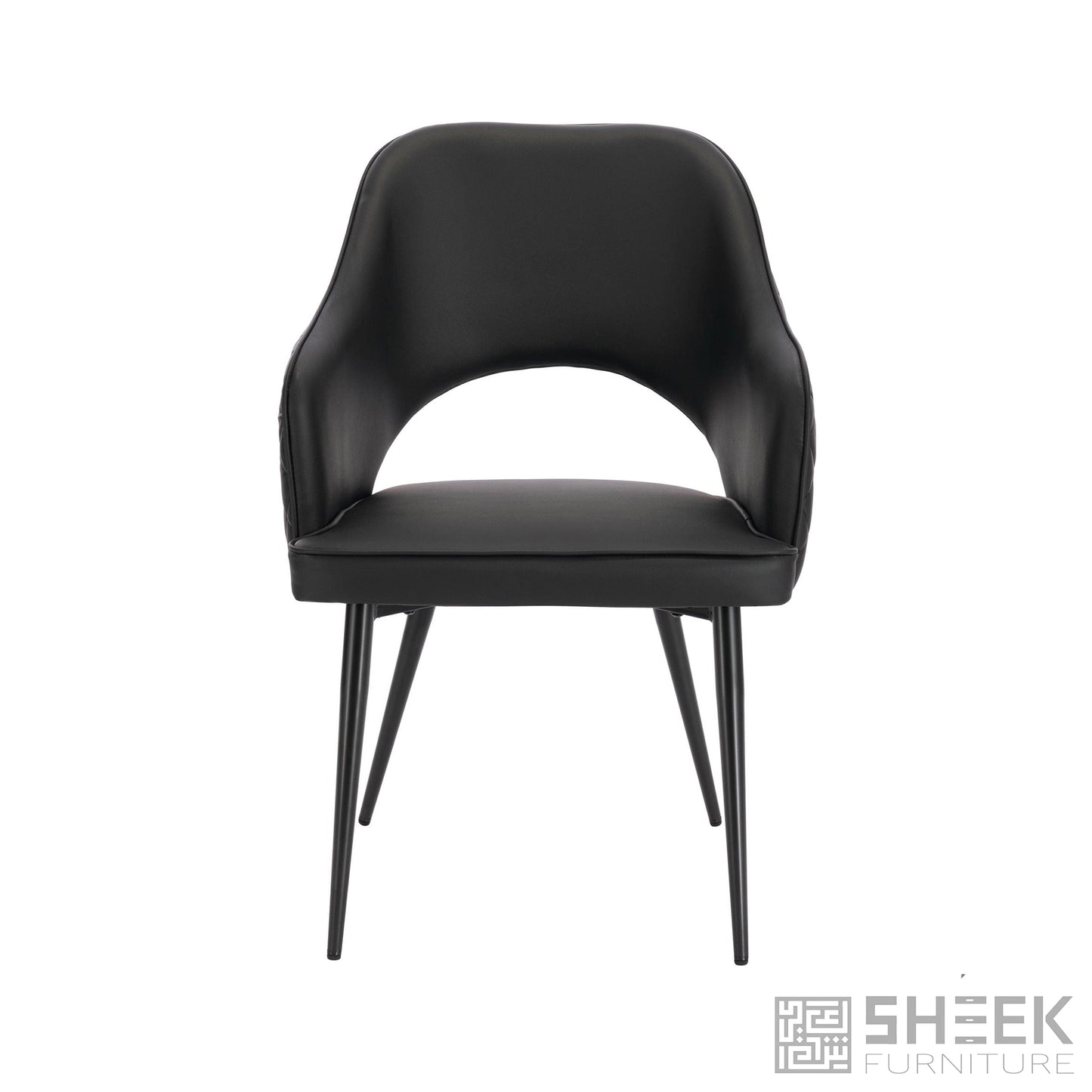Ares Dining Chair – Midnight Black