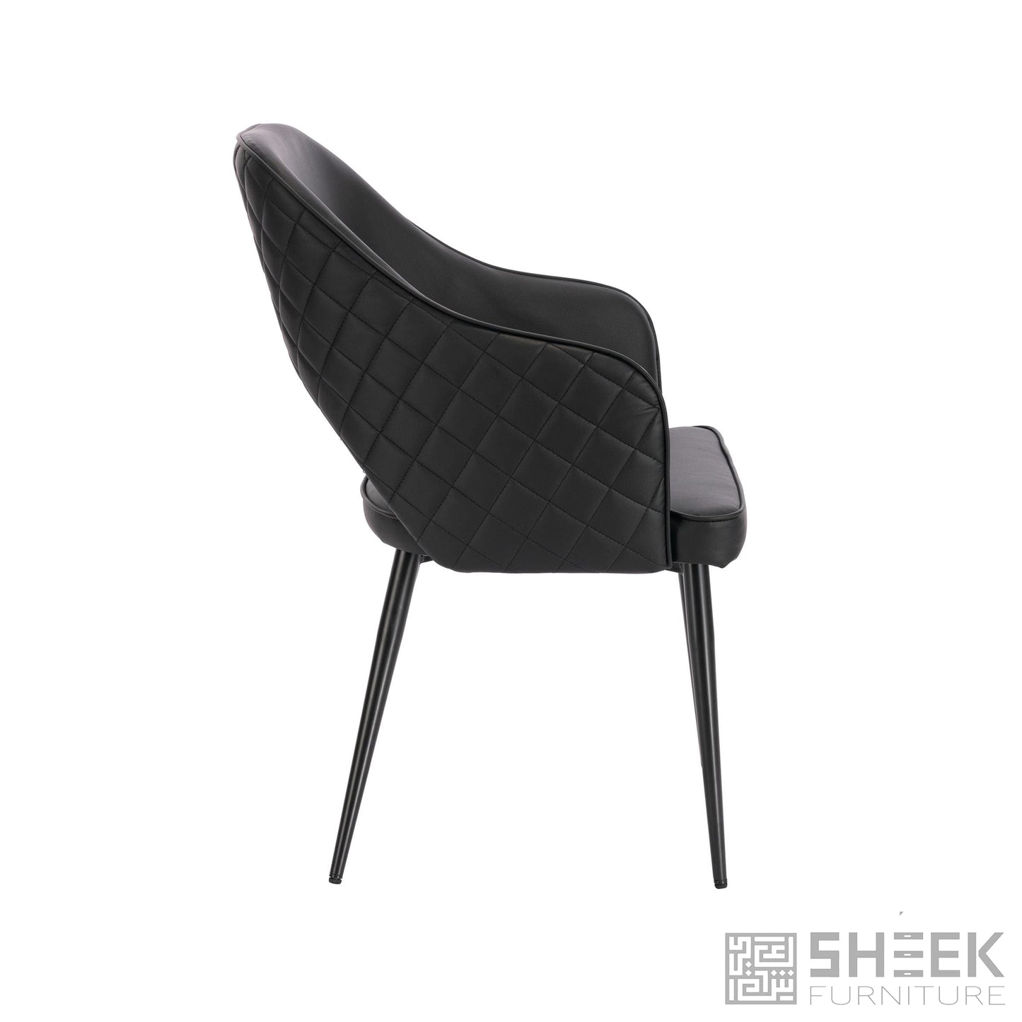 Ares Dining Chair – Midnight Black
