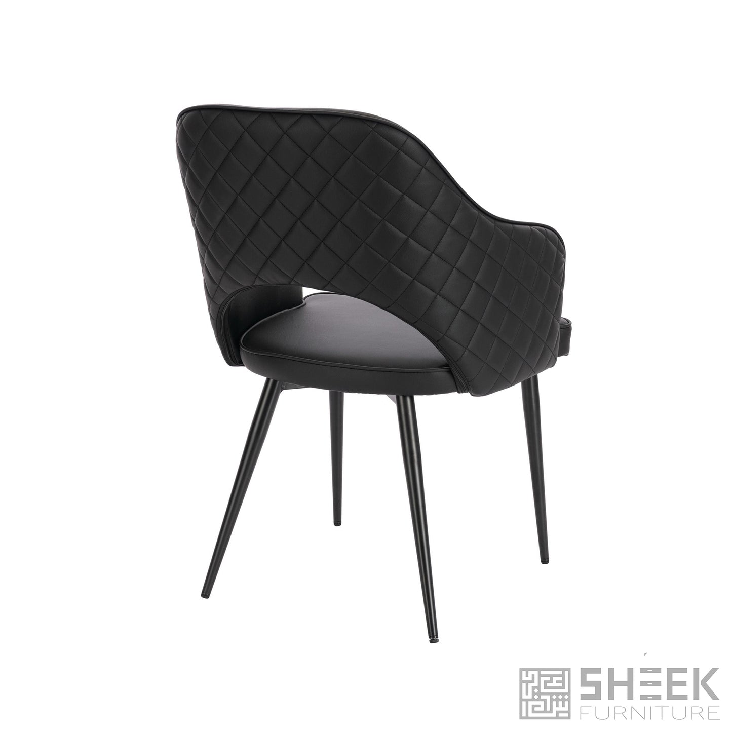 Ares Dining Chair – Midnight Black