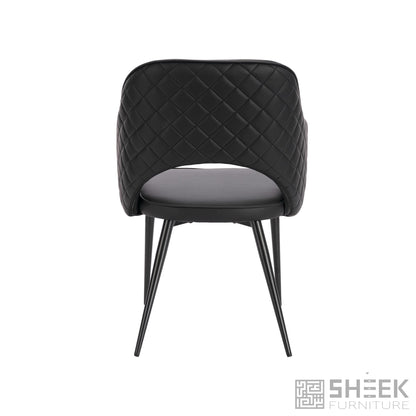 Ares Dining Chair – Midnight Black