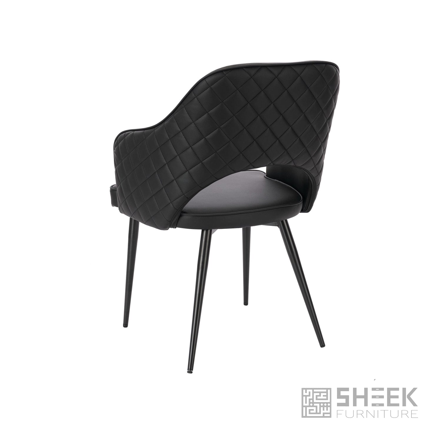 Ares Dining Chair – Midnight Black