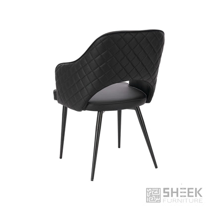 Ares Dining Chair – Midnight Black