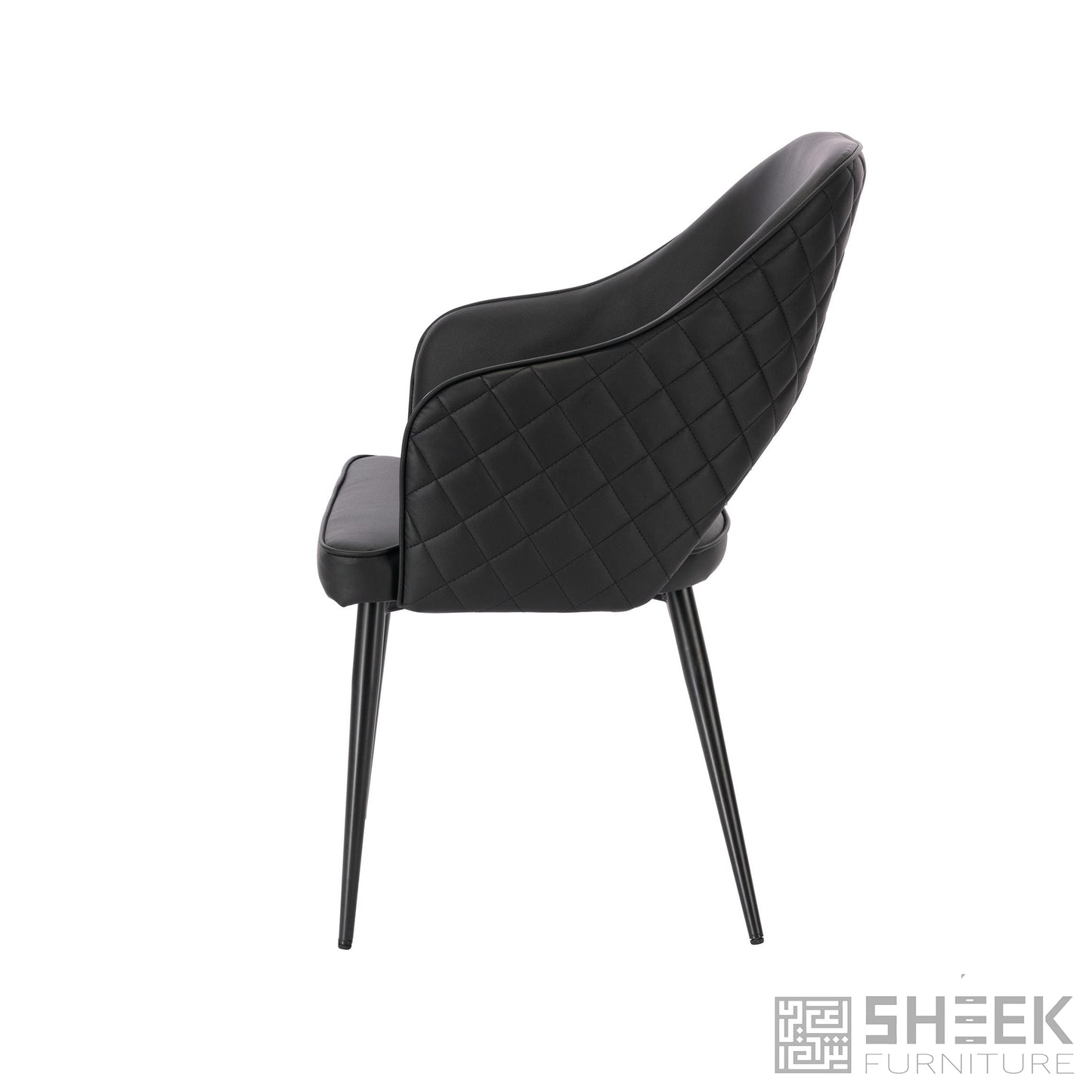 Ares Dining Chair – Midnight Black