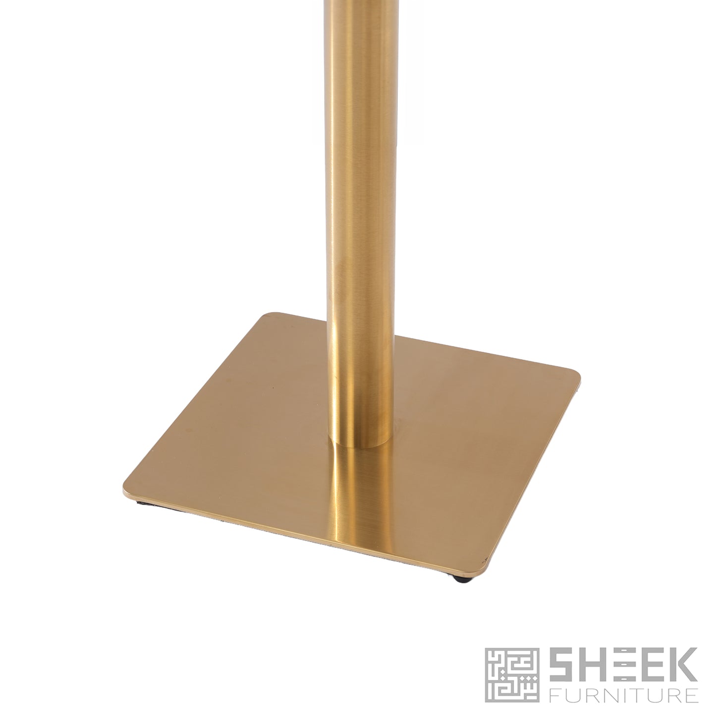 Cronus Table Base - Stainless Steel Gold - 2-Seater
