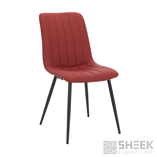 Hermes Cafe Chair – Wine Red