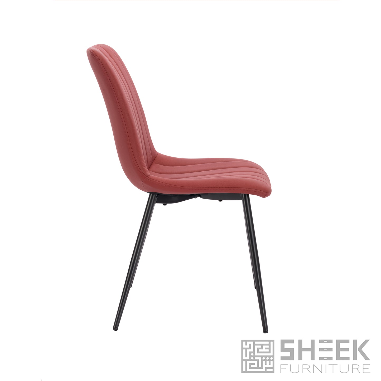 Hermes Cafe Chair – Wine Red