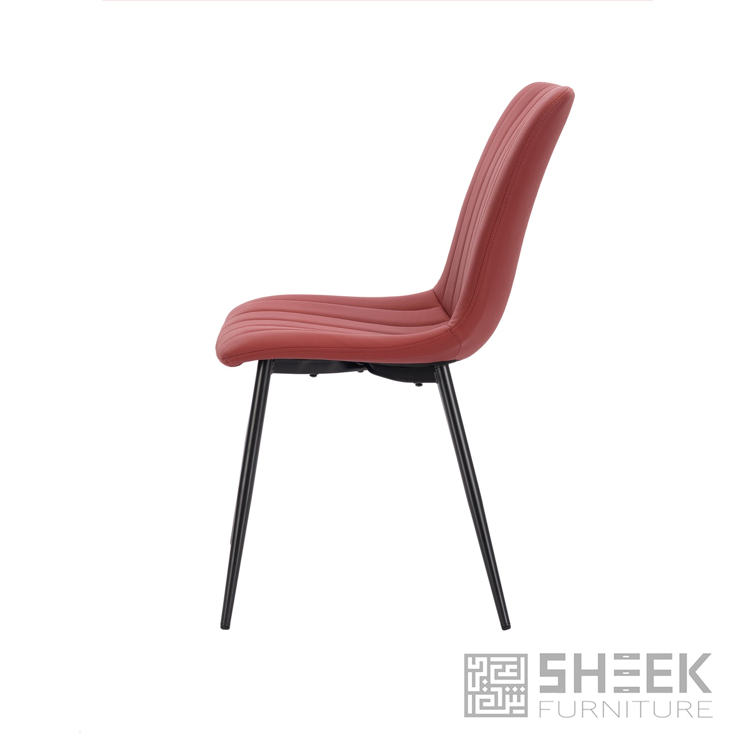 Hermes Cafe Chair – Wine Red