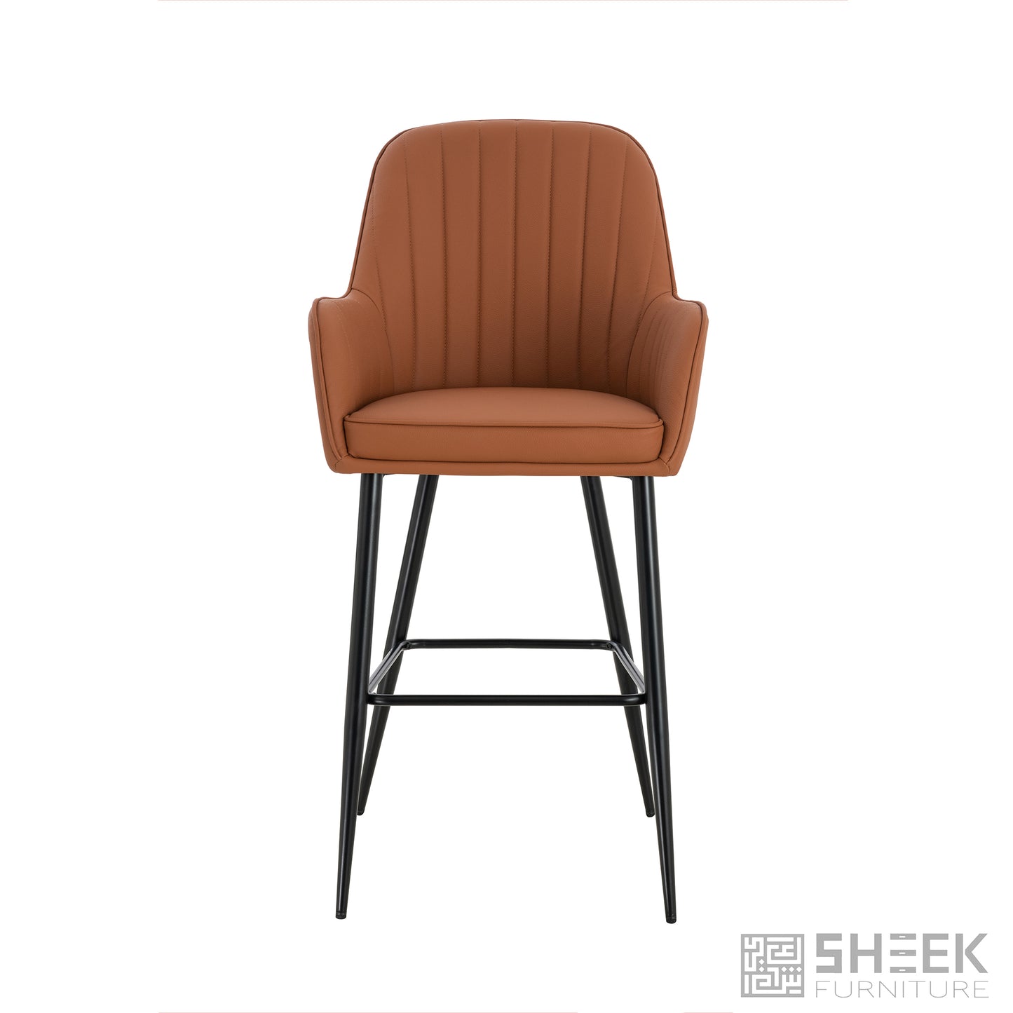 Apollo Bar Stool – Rust Brown
