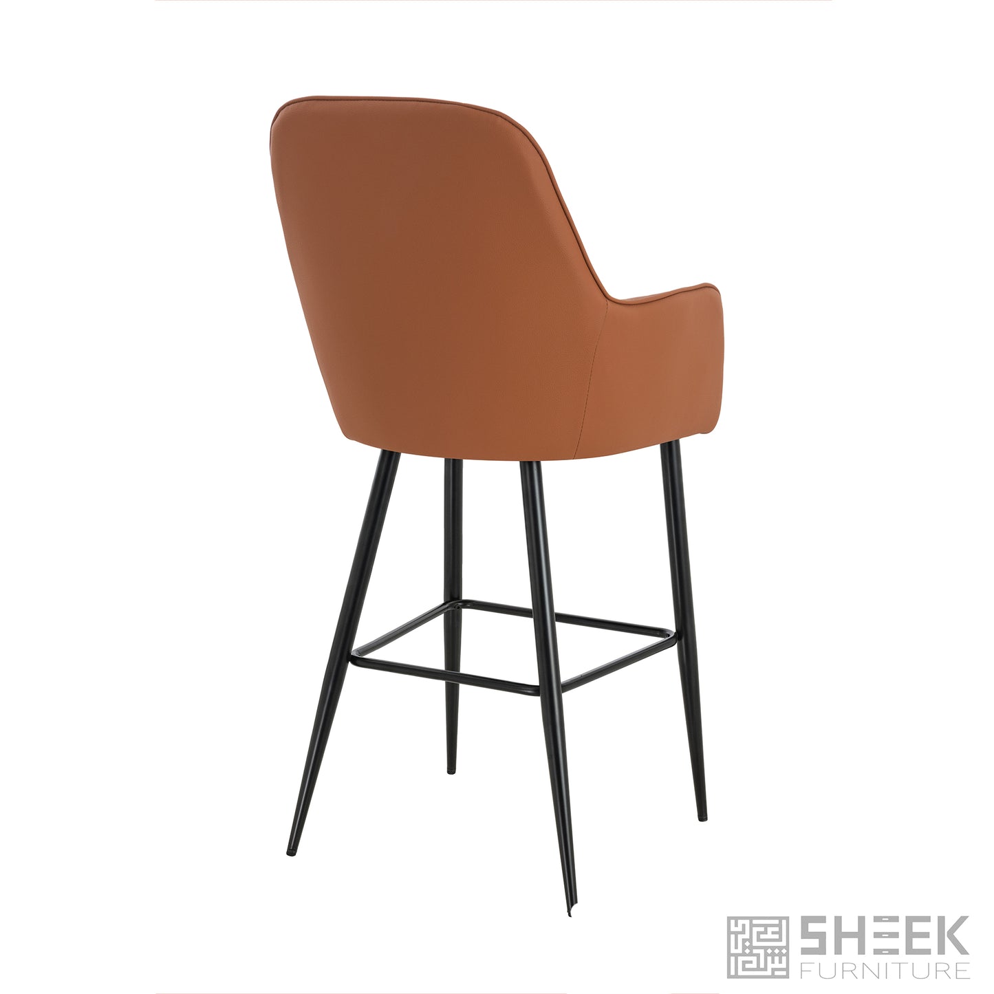 Apollo Bar Stool – Rust Brown