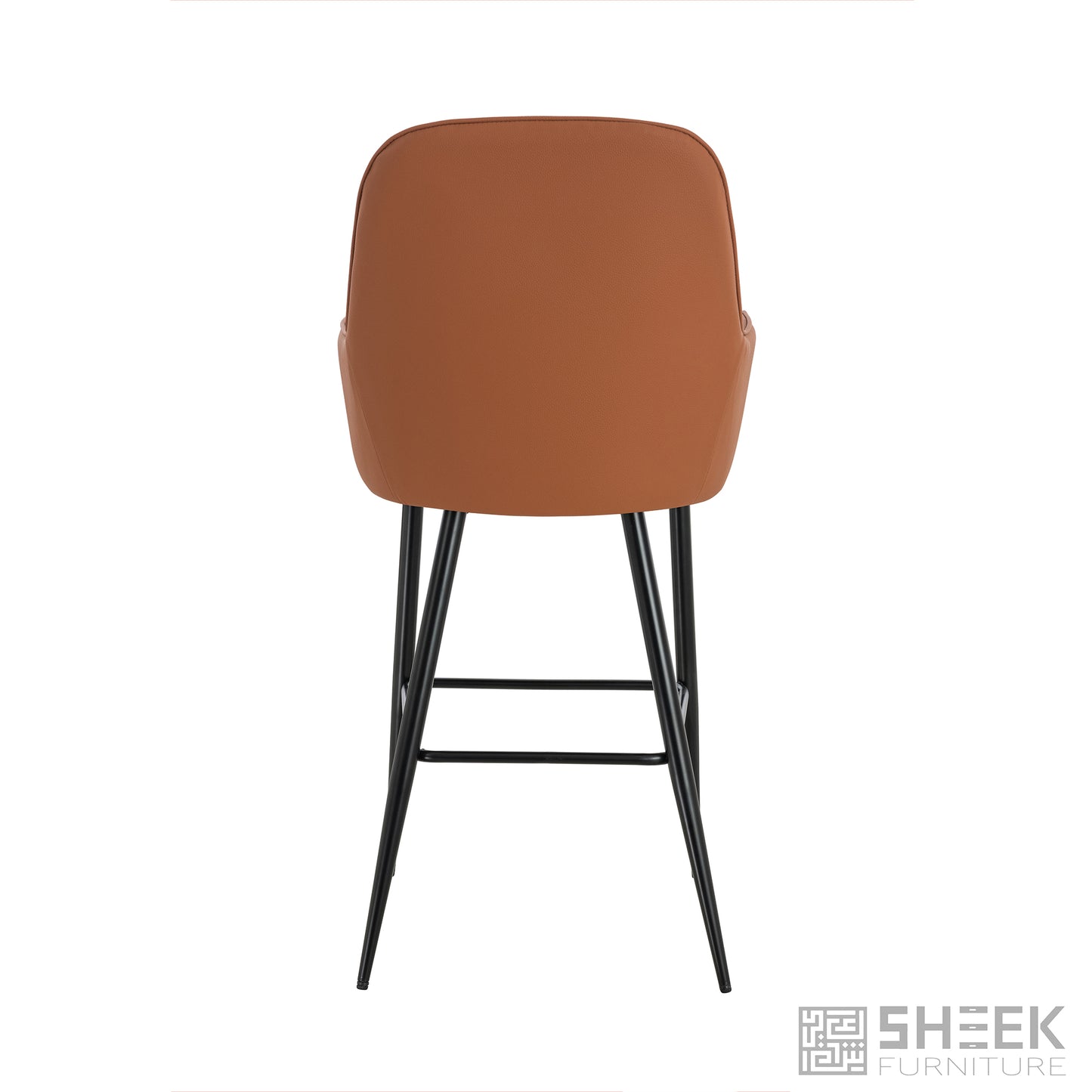 Apollo Bar Stool – Rust Brown