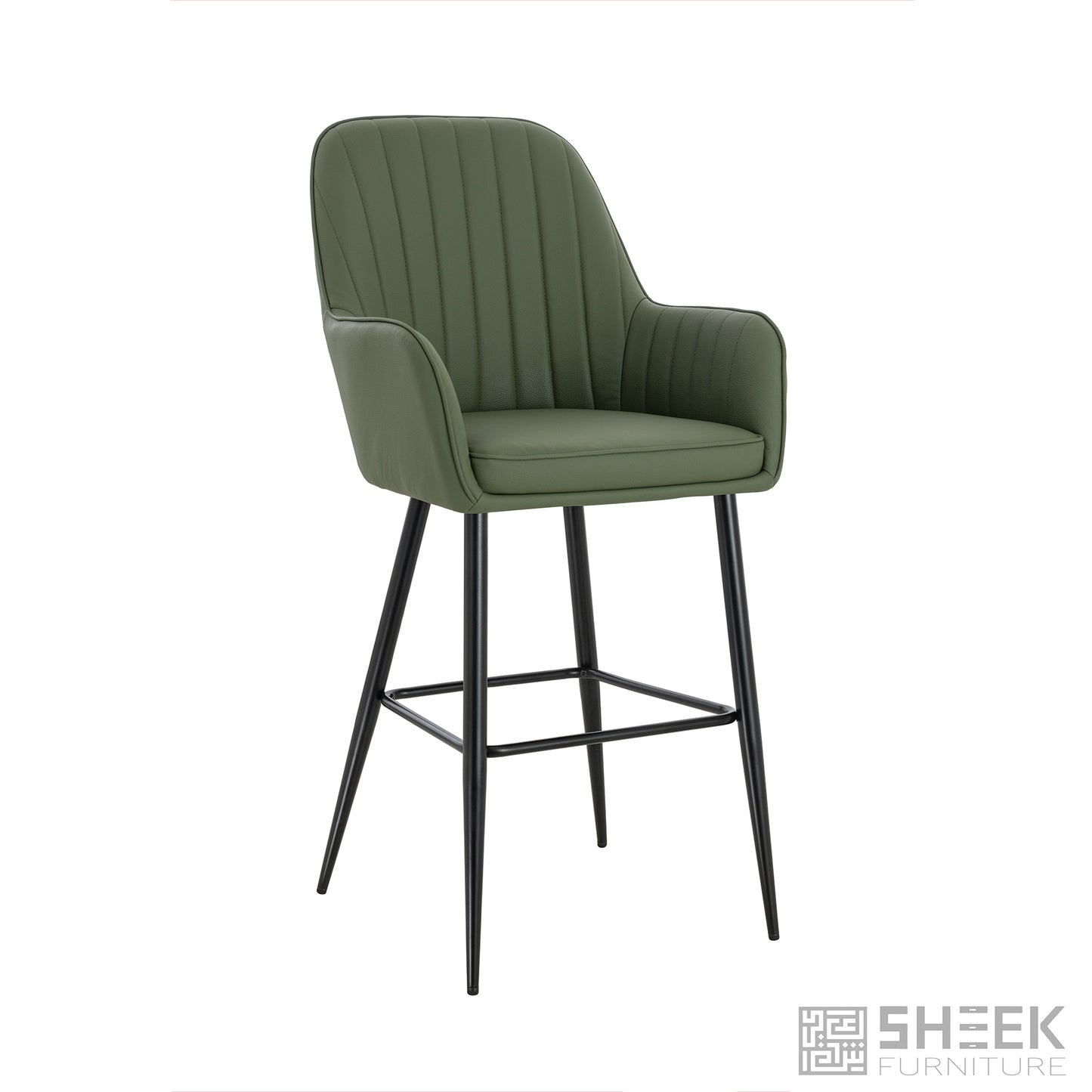 Apollo Bar Stool – Wine Red