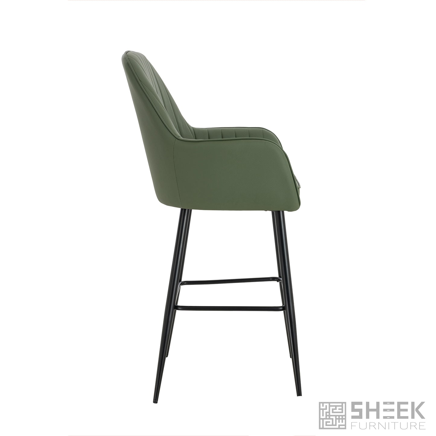 Apollo Bar Stool – Olive Green