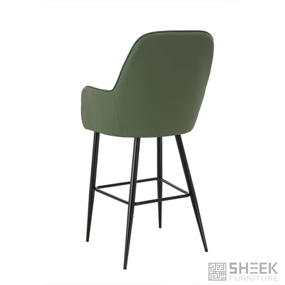 Apollo Bar Stool – Olive Green