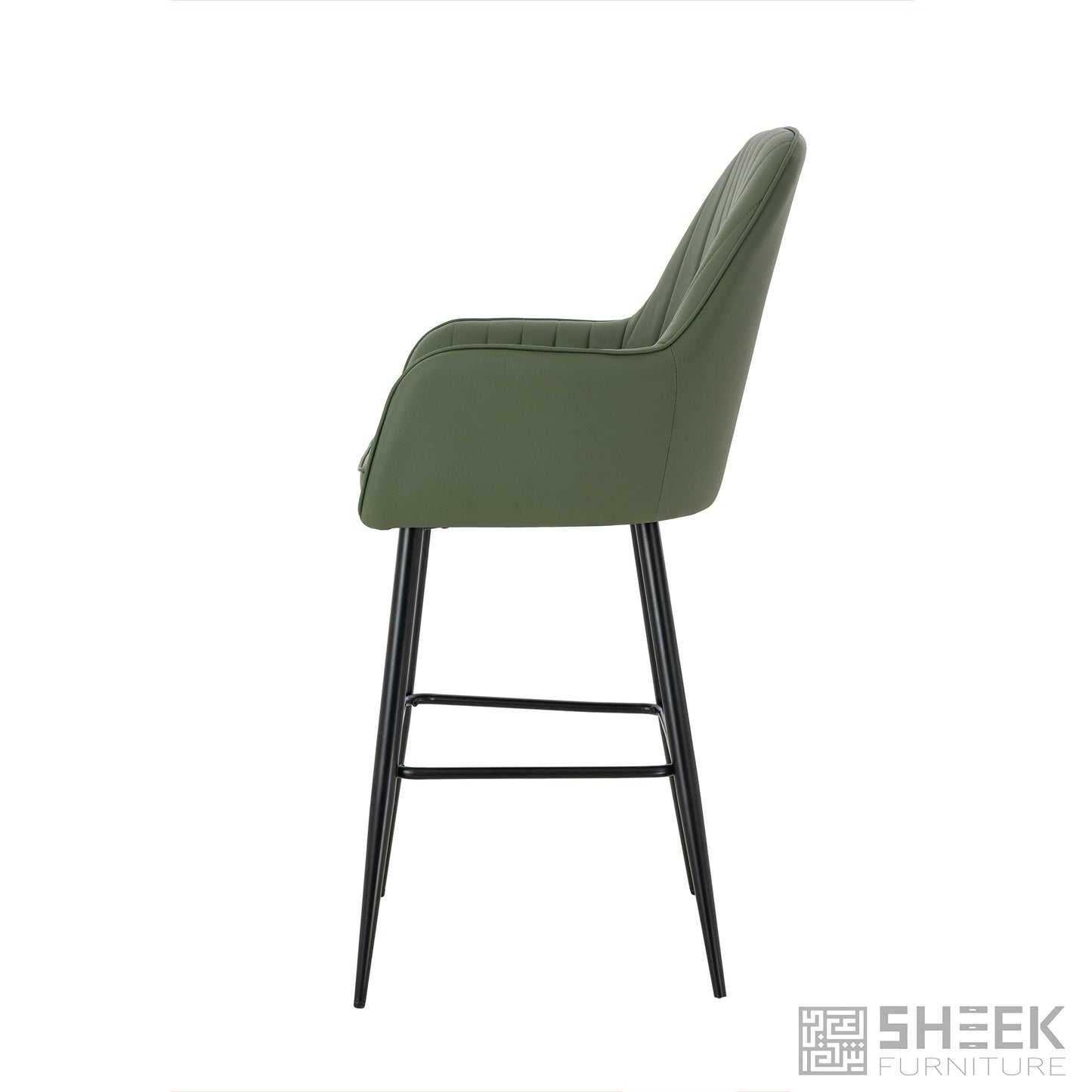Apollo Bar Stool – Olive Green