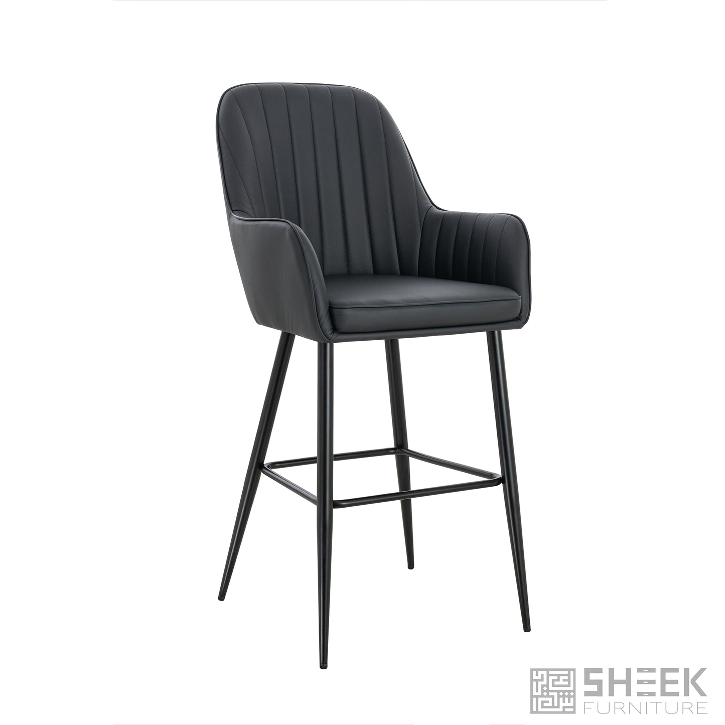 Apollo Bar Stool – Wine Red