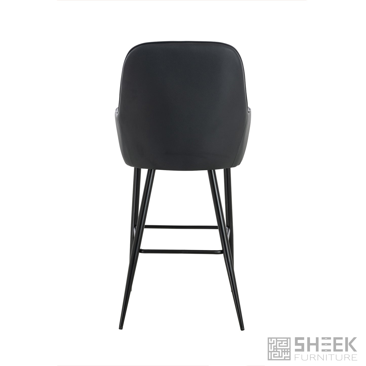 Apollo Bar Stool – Midnight Black