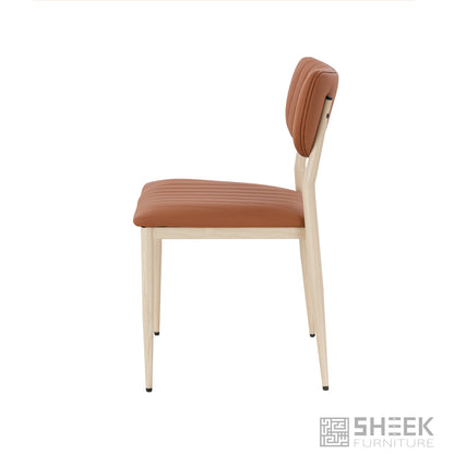 Atlas Stack Chair – Rust Brown