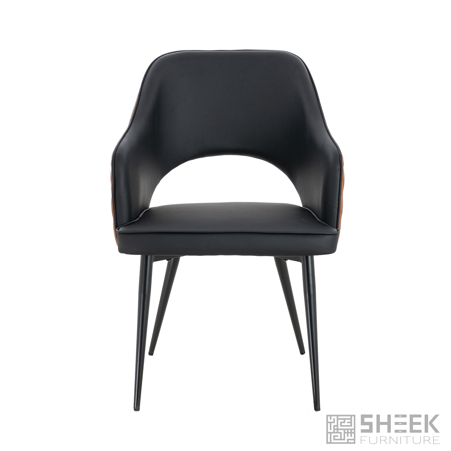 Ares Dining Chair – Rust Brown
