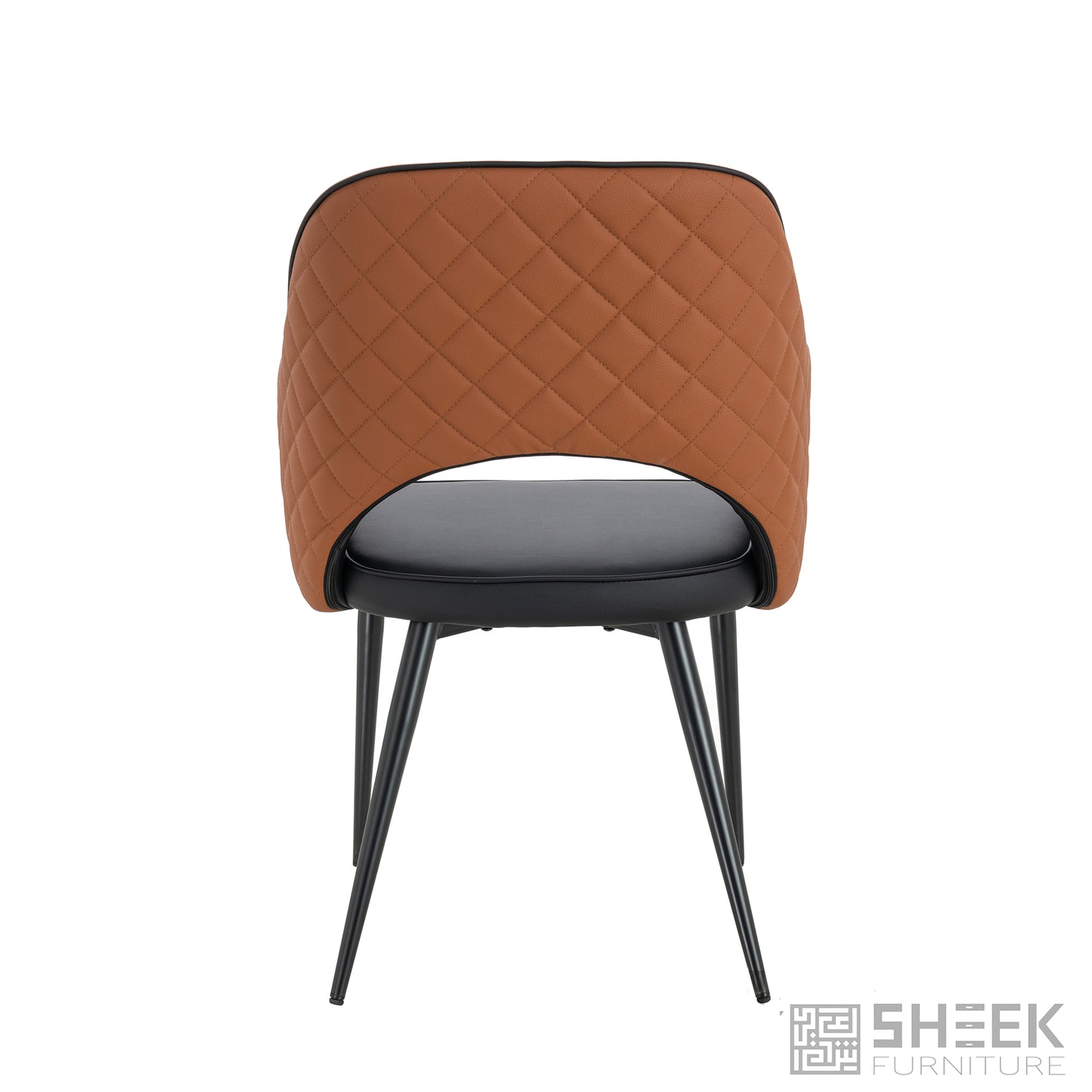 Ares Dining Chair – Rust Brown