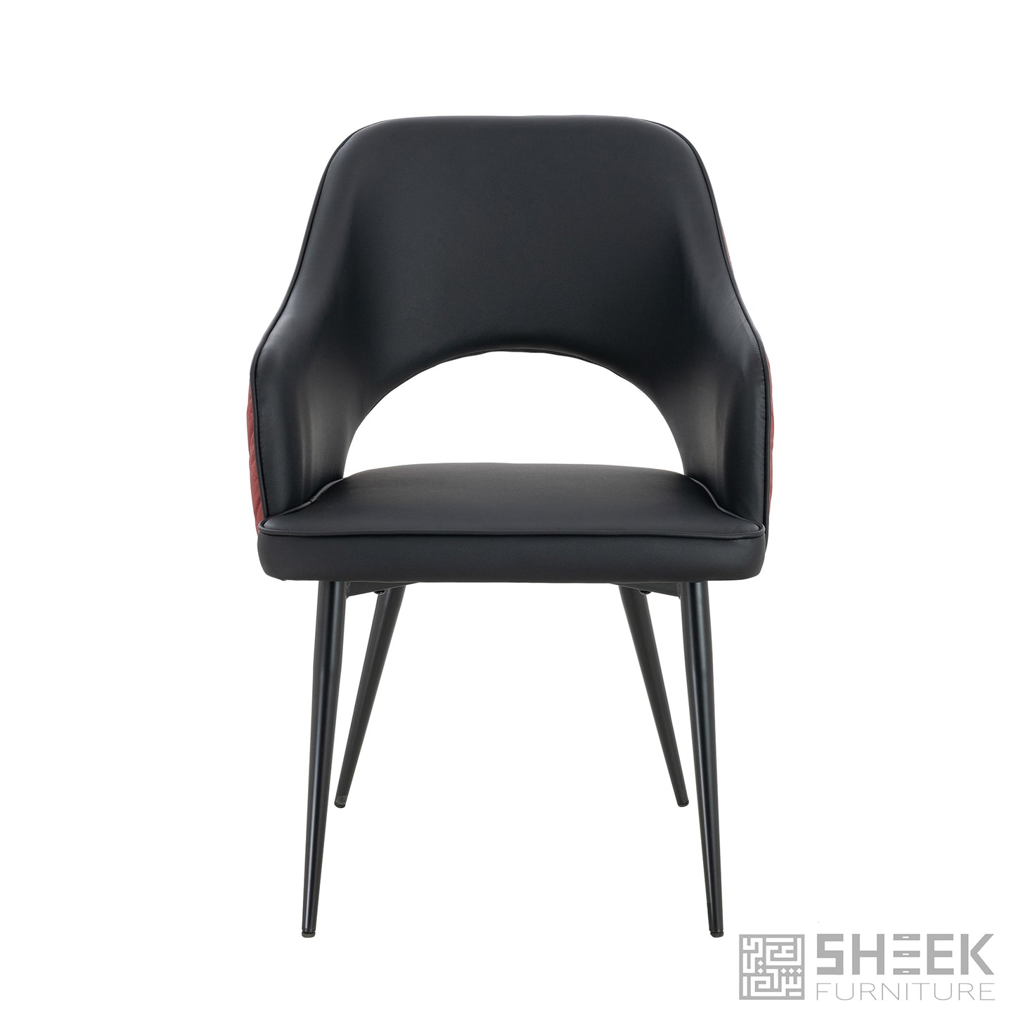 Ares Dining Chair – Wine Red