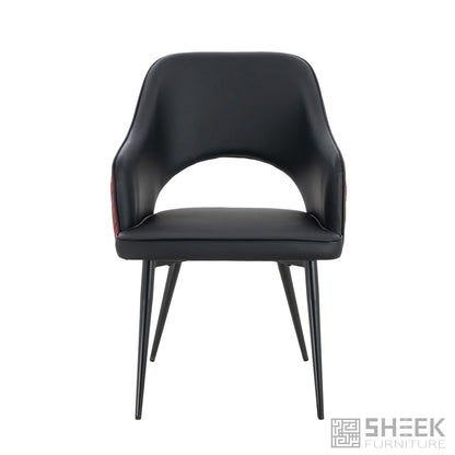 Ares Dining Chair – Wine Red
