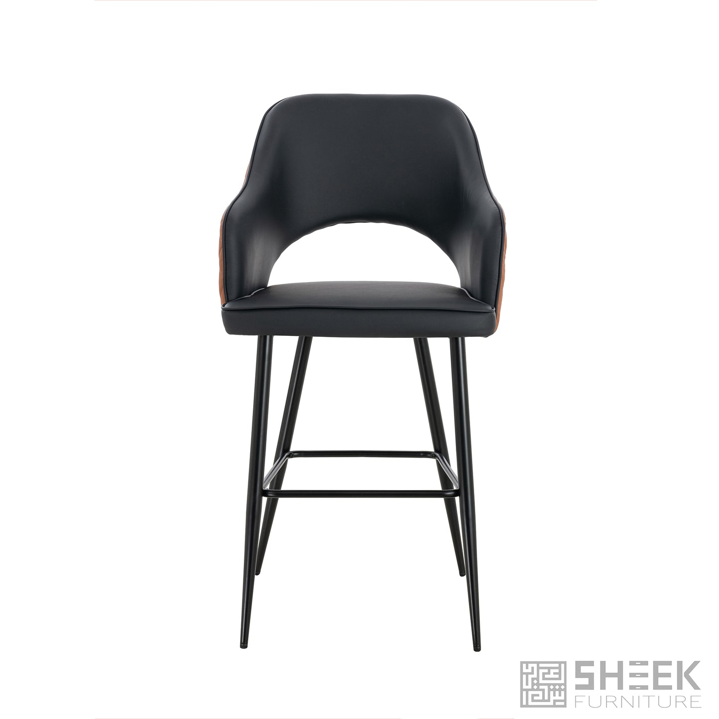 Ares Bar Stool – Rust Brown