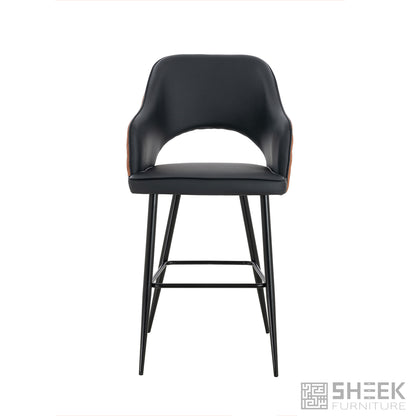 Ares Bar Stool – Rust Brown