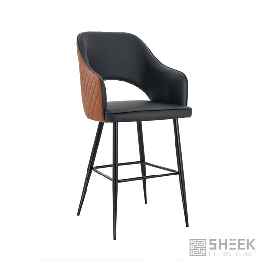 Ares Bar Stool – Rust Brown