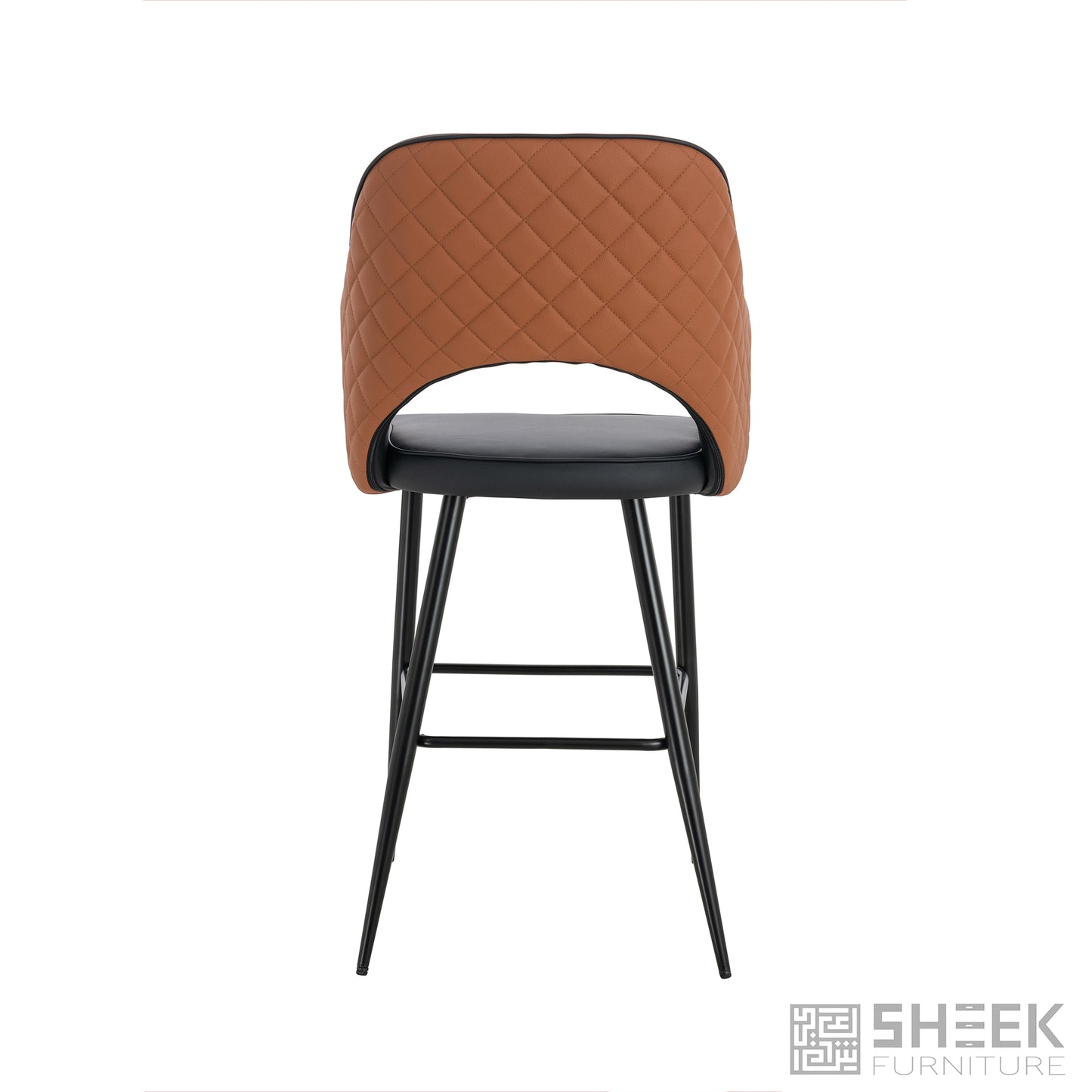 Ares Bar Stool – Rust Brown