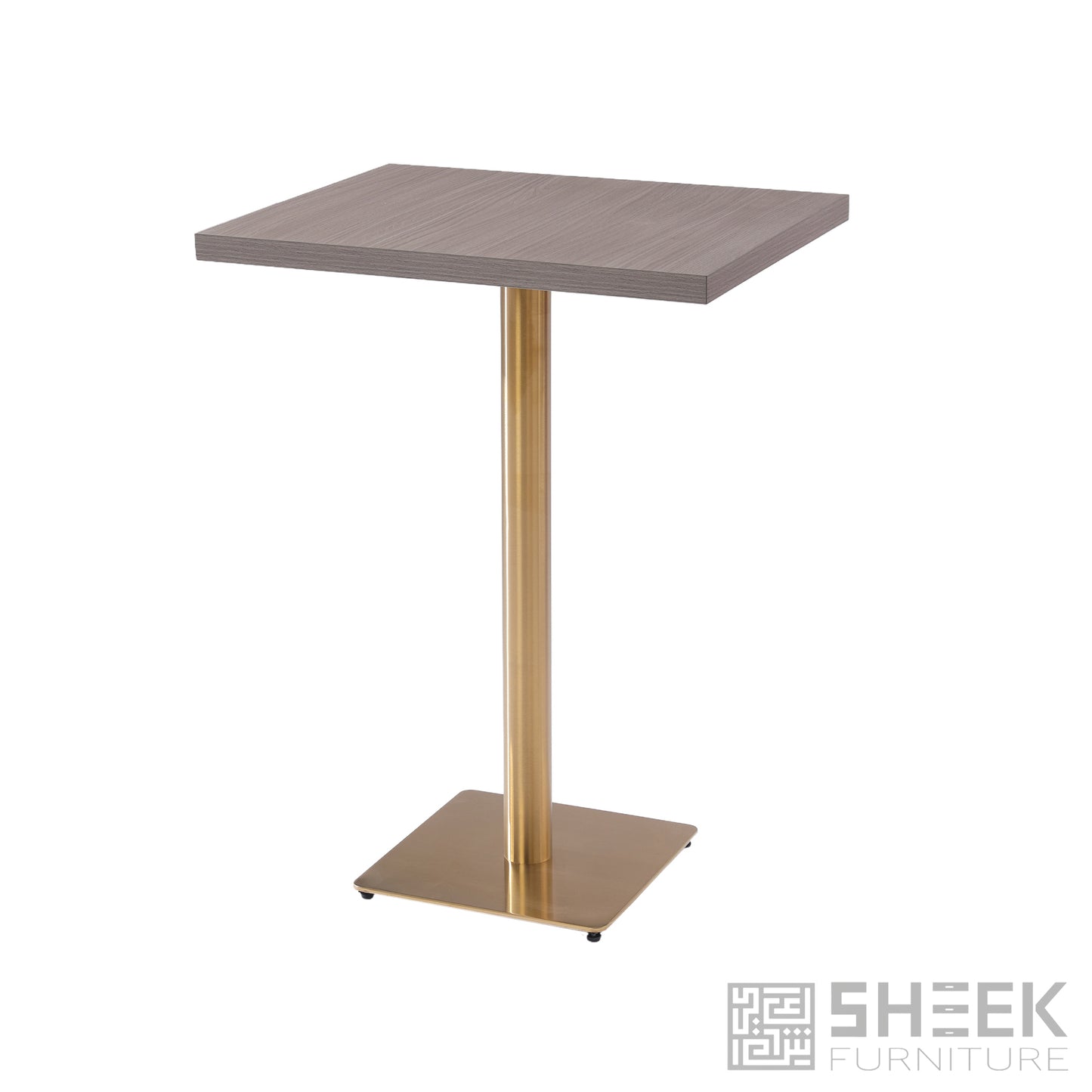 HPL Dining Table – Grey Ashwood - 24 x 30