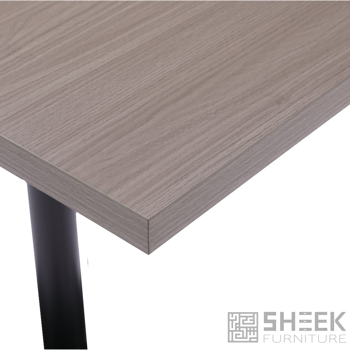 HPL Dining Table – Grey Ashwood - 48 x 30