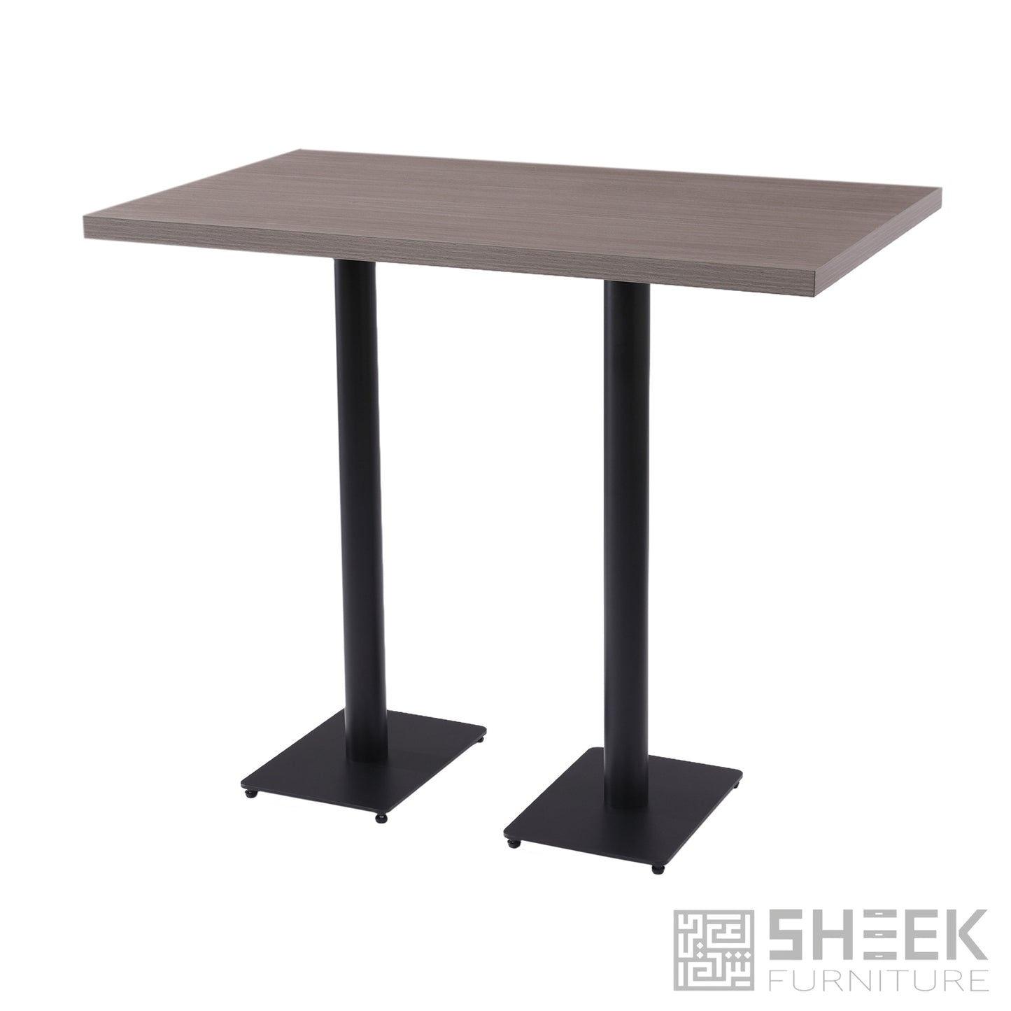 HPL Dining Table – Grey Ashwood - 48 x 30