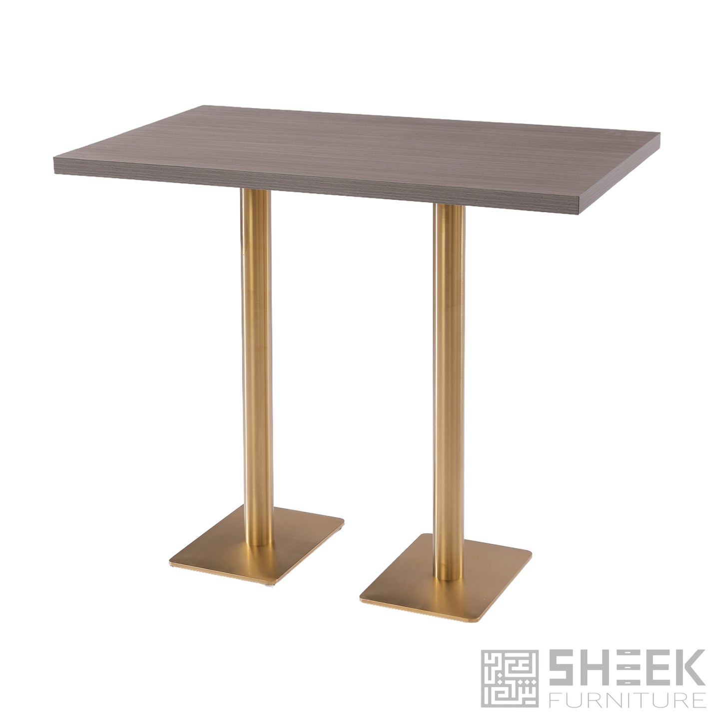 HPL Dining Table – Grey Ashwood - 48 x 30