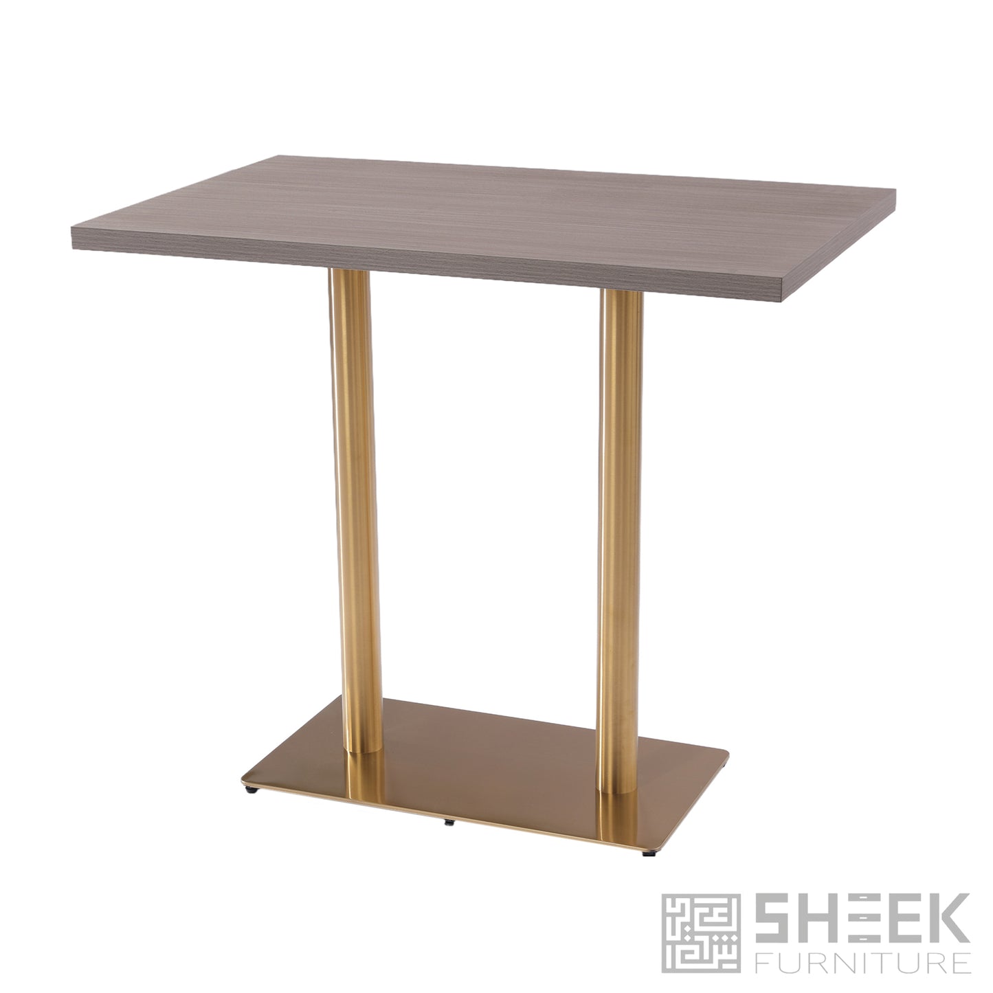 HPL Dining Table – Grey Ashwood - 48 x 30
