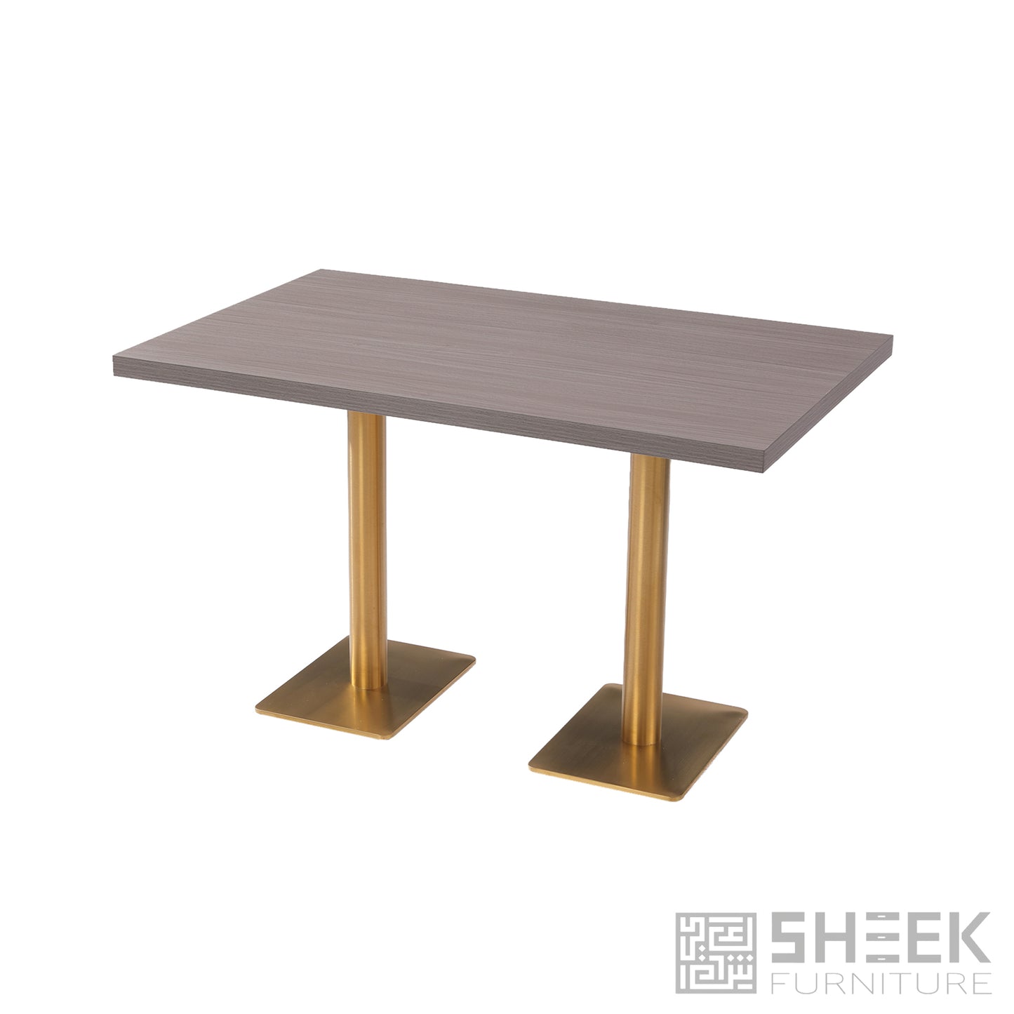 HPL Dining Table – Grey Ashwood - 48 x 30