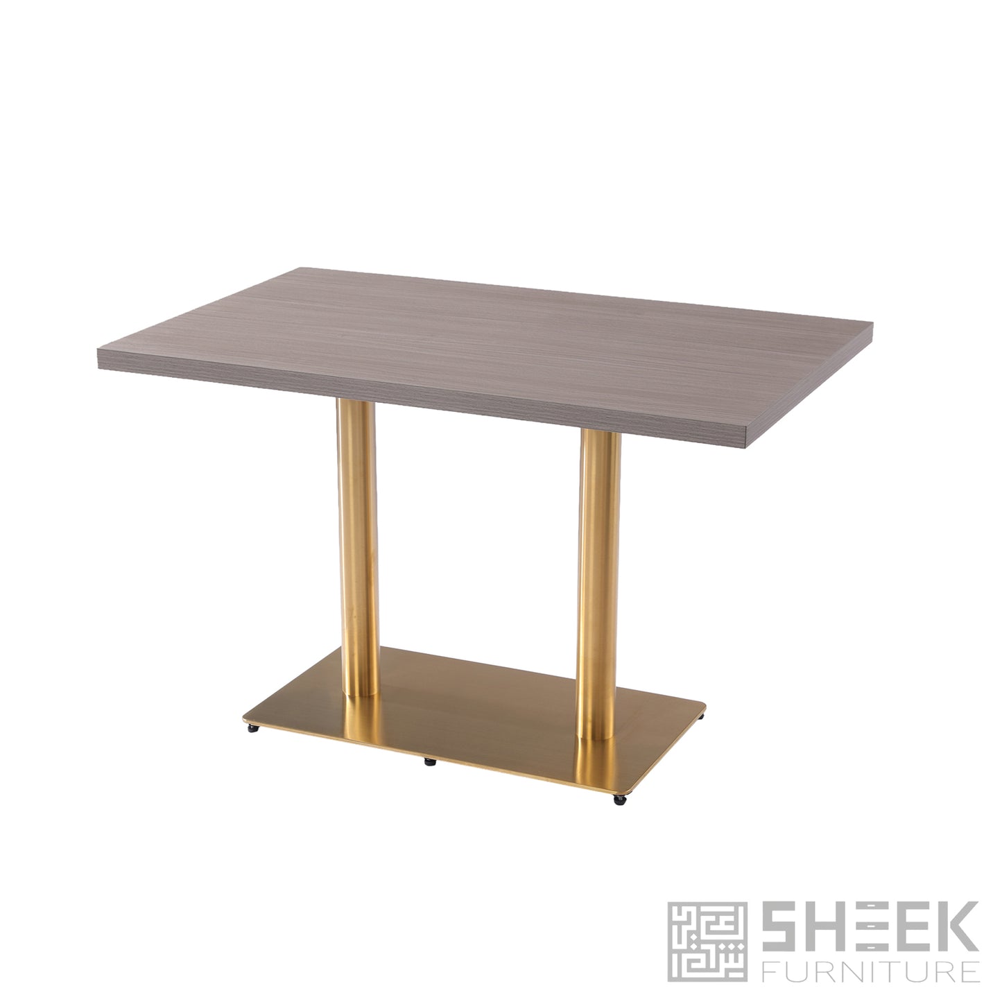 HPL Dining Table – Grey Ashwood - 48 x 30